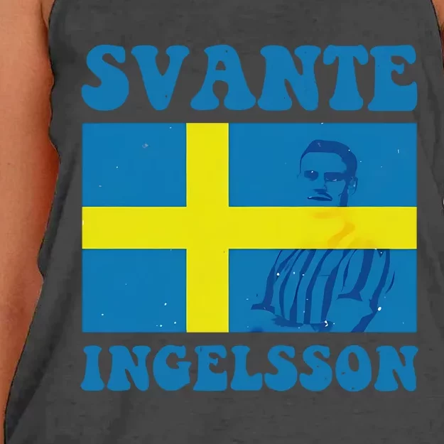 Svante Ingelsson Sheffield Wednesday Efl Flag Women's Knotted Racerback Tank