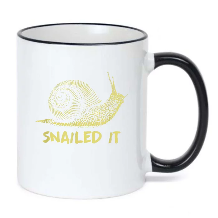 Snailed It Snail Black Color Changing Mug