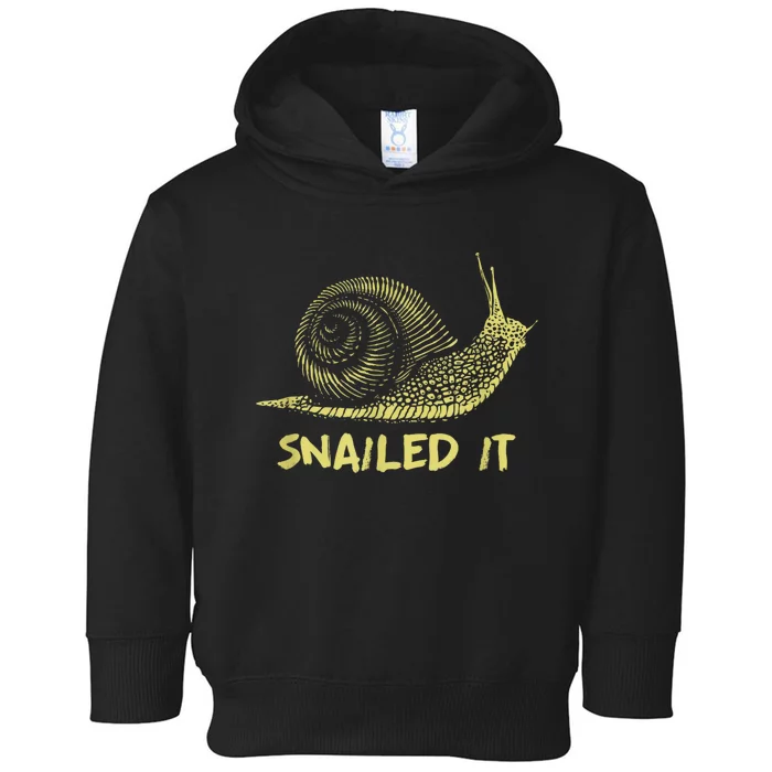 Snailed It Snail Toddler Hoodie