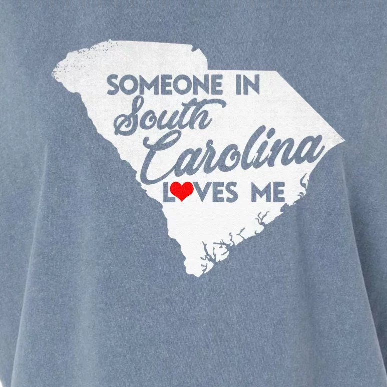 Someone In South Carolina Loves Me South Carolina Garment-Dyed Women's Muscle Tee