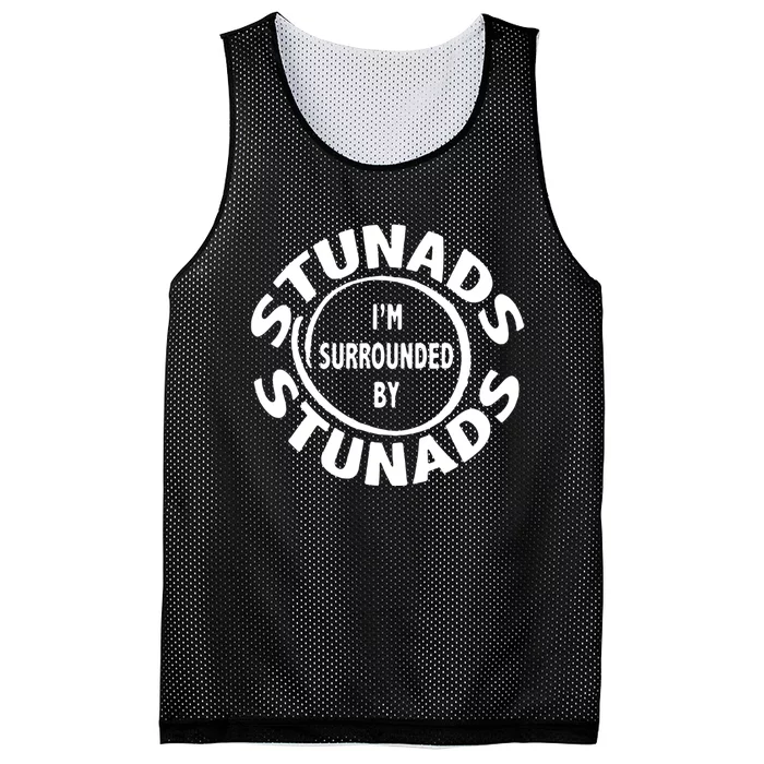 Stunads I’m Surrounded By Stunads Funny Italian Sayings Mesh Reversible Basketball Jersey Tank