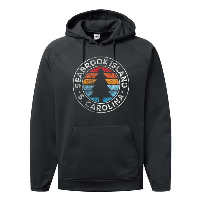 Seabrook Island South Carolina Sc Performance Fleece Hoodie