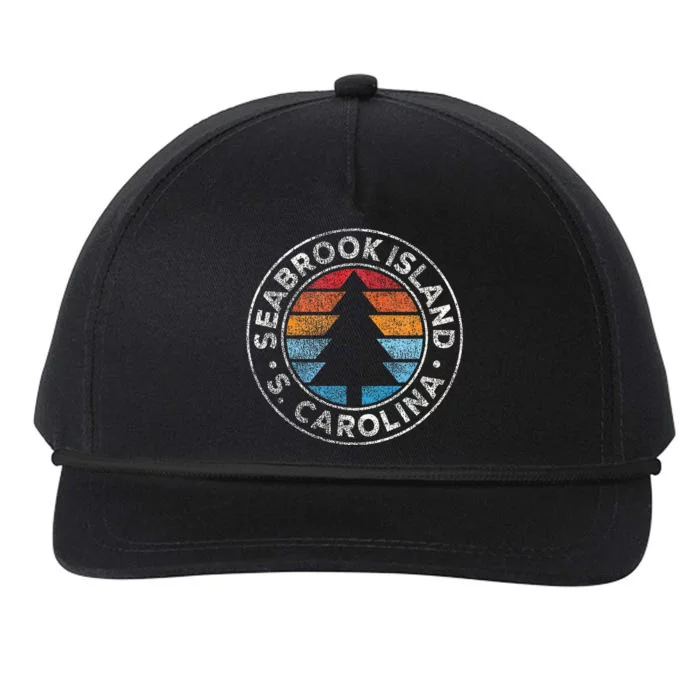 Seabrook Island South Carolina Sc Snapback Five-Panel Rope Hat