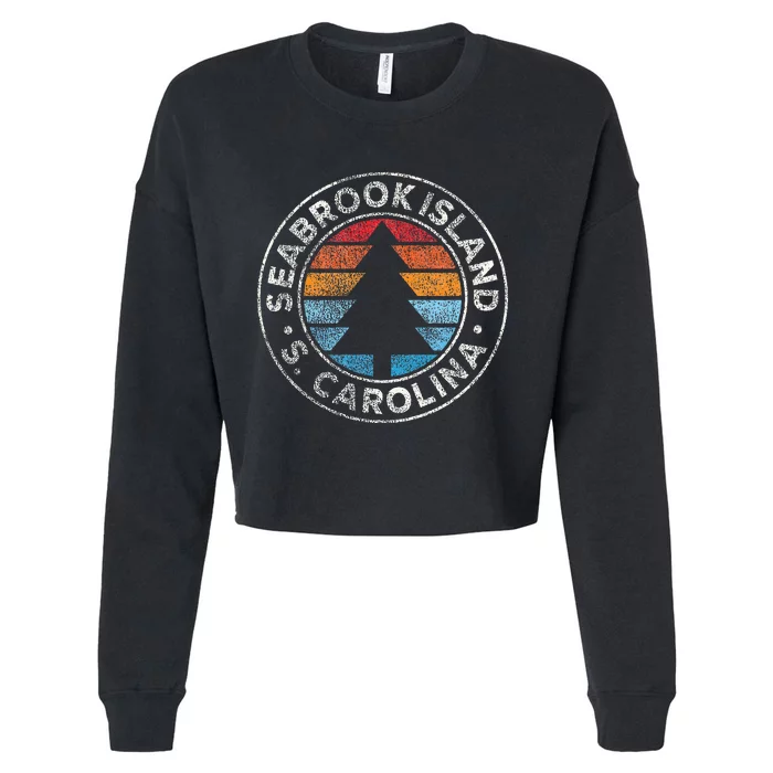 Seabrook Island South Carolina Sc Cropped Pullover Crew