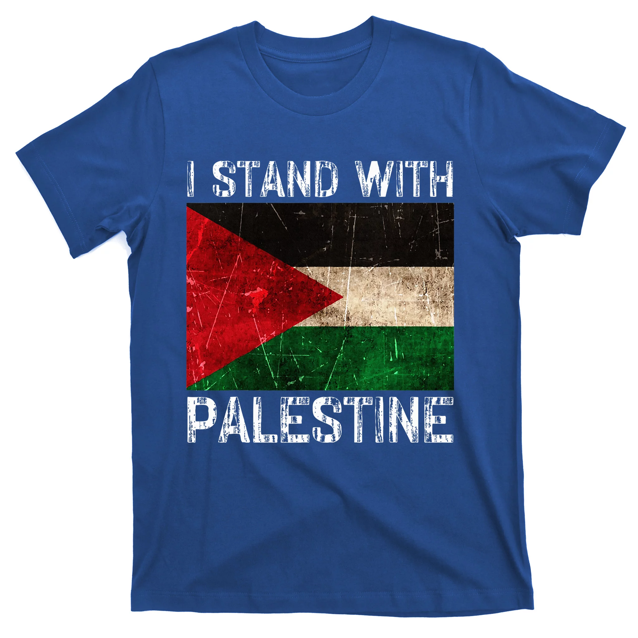 Support I Stand With Palestine Free Palestine Flag Arabic T-Shirt ...