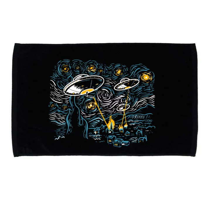 Starry Invasion Microfiber Hand Towel