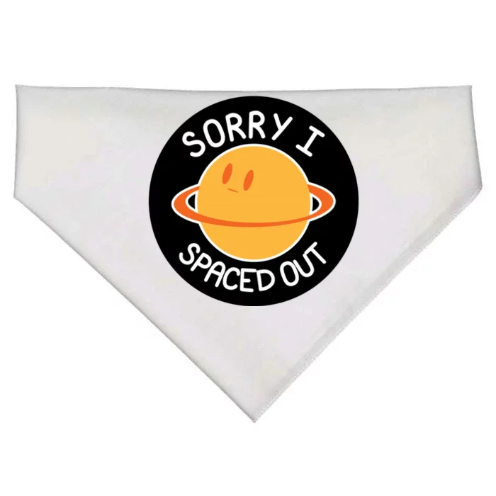 Sorry I Spaced Out Saturn USA-Made Doggie Bandana