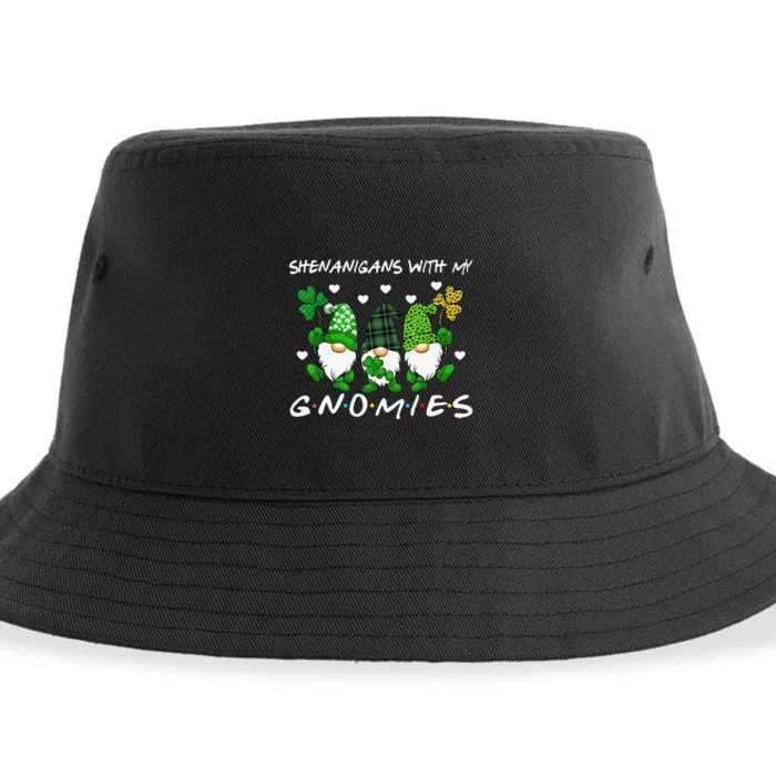 saint irish Shenanigans Squad St Patricks Day Gnomes Sustainable Bucket Hat