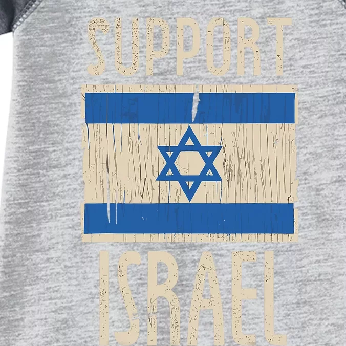 Support Israel Strong Israeli–Palestinian Conflict Infant Baby Jersey Bodysuit