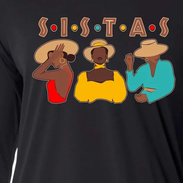 Sistas Stylish African American Cooling Performance Long Sleeve Crew