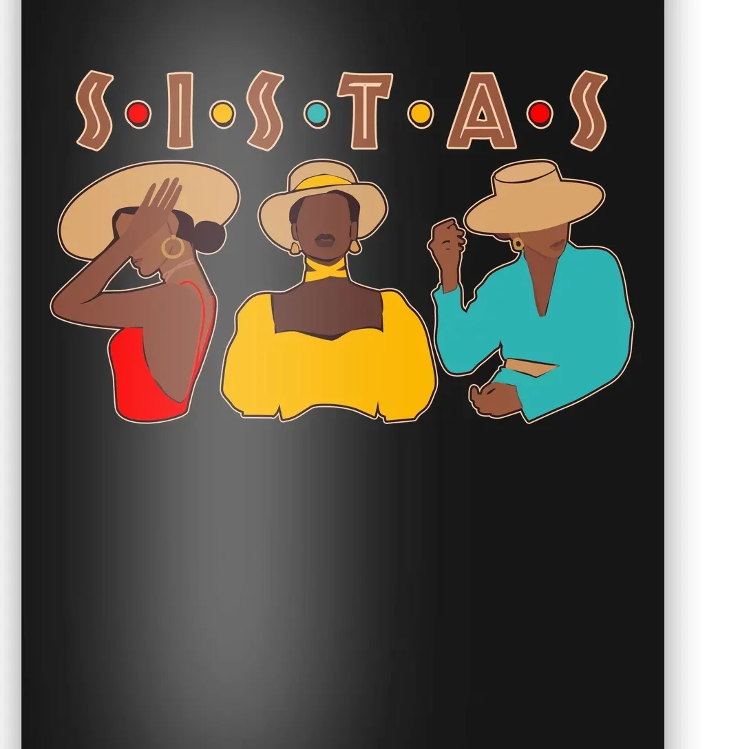 Sistas Stylish African American Poster