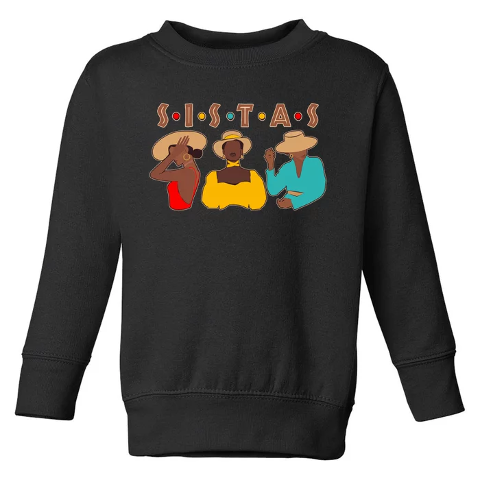 Sistas Stylish African American Toddler Sweatshirt