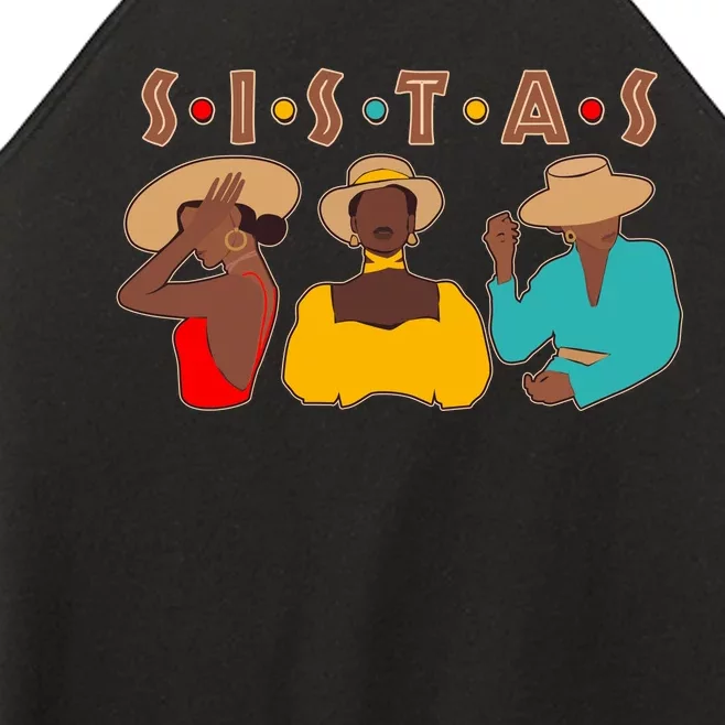 Sistas Stylish African American Women’s Perfect Tri Rocker Tank