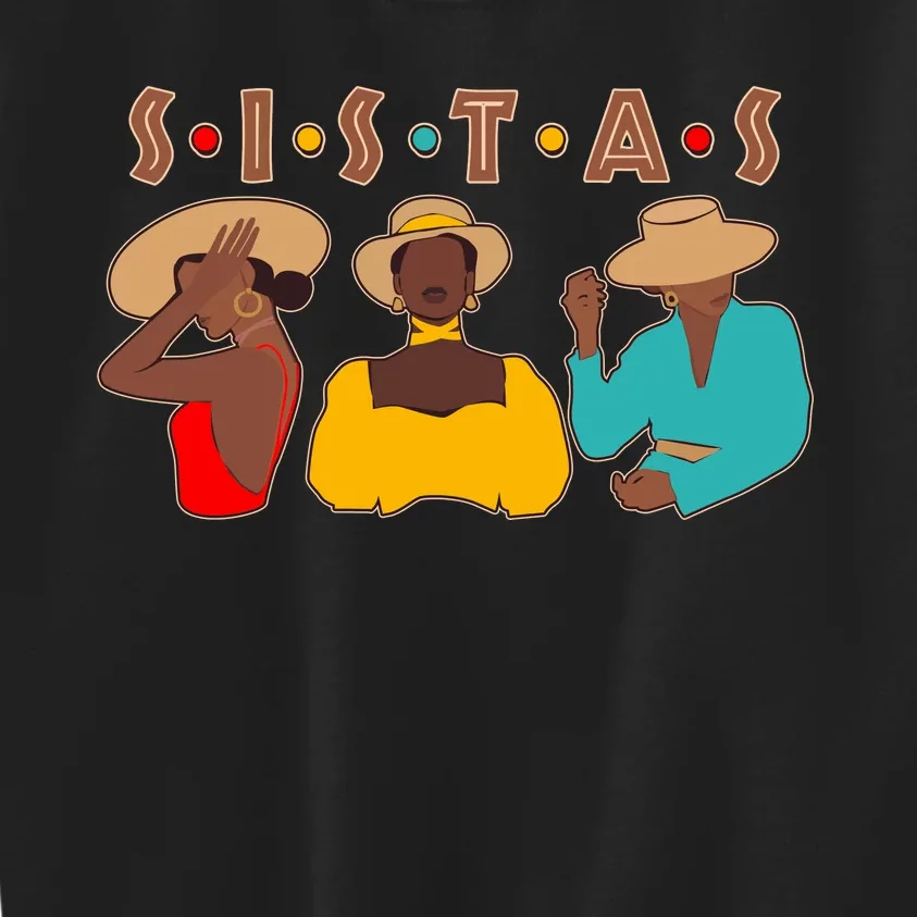 Sistas Stylish African American Kids Sweatshirt