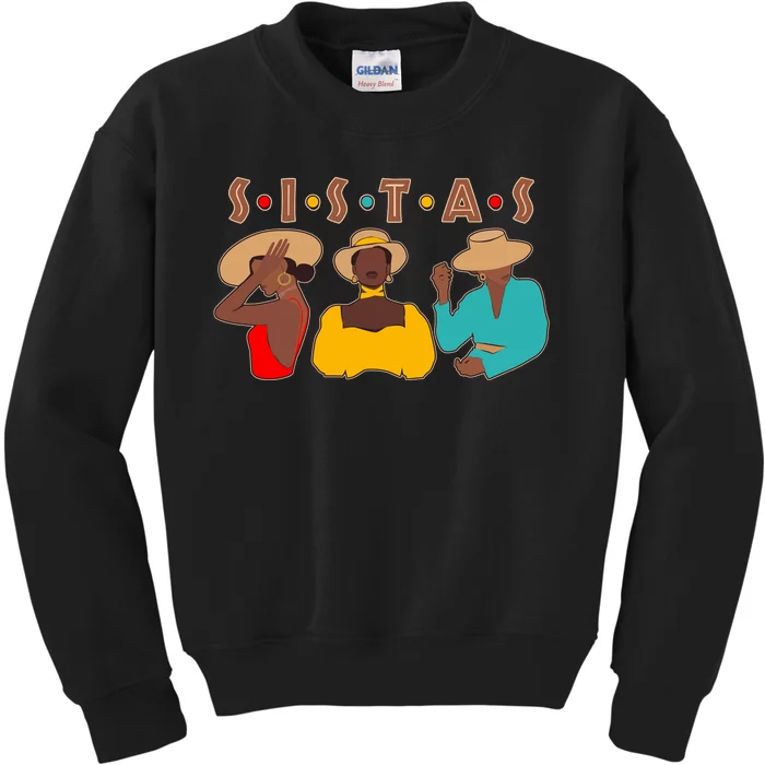 Sistas Stylish African American Kids Sweatshirt