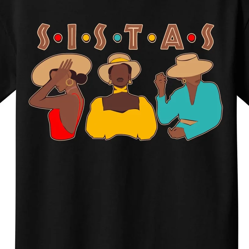 Sistas Stylish African American Kids T-Shirt