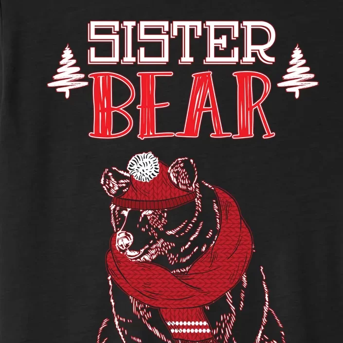 Sister Bear Christmas Santa Family Matching Pajamas ChromaSoft Performance T-Shirt