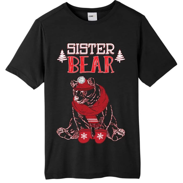 Sister Bear Christmas Santa Family Matching Pajamas ChromaSoft Performance T-Shirt