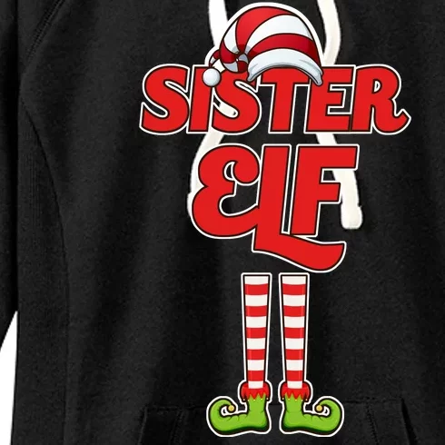 Sister Elf Christmas Women's Fleece Hoodie