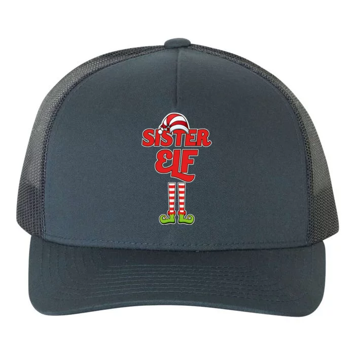 Sister Elf Christmas Yupoong Adult 5-Panel Trucker Hat