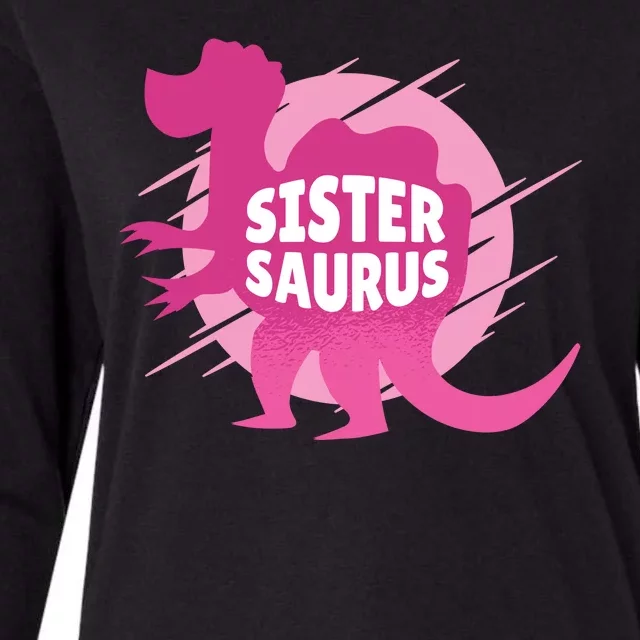 Sister Saurus Womens Cotton Relaxed Long Sleeve T-Shirt