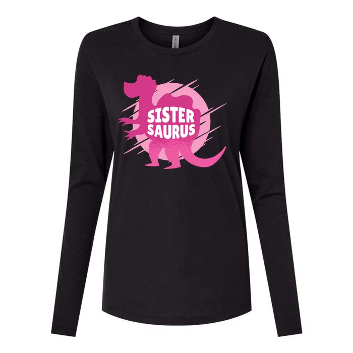 Sister Saurus Womens Cotton Relaxed Long Sleeve T-Shirt