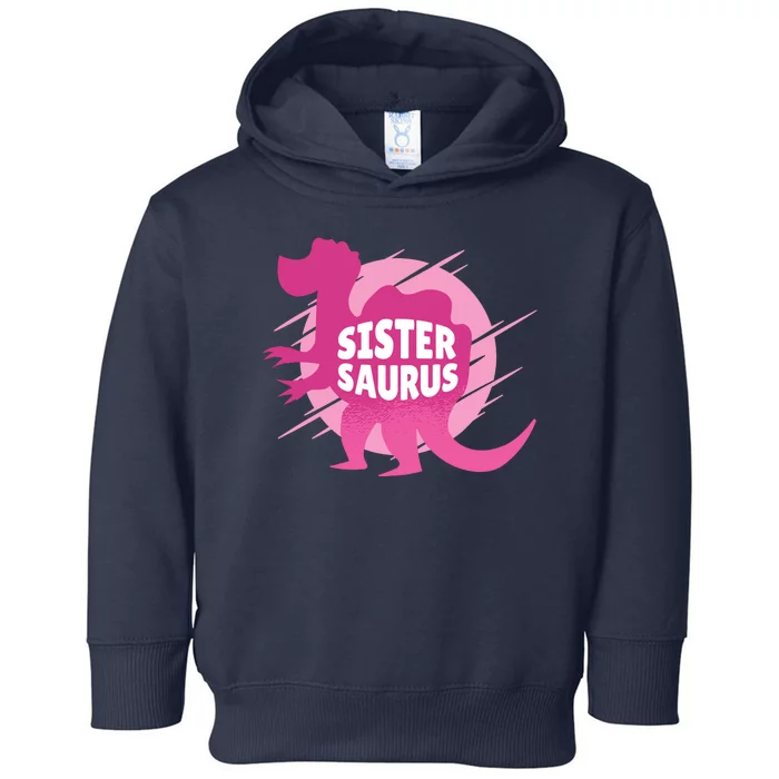 Sister Saurus Toddler Hoodie