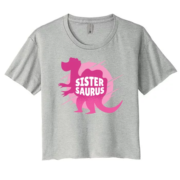 Sister Saurus Women's Crop Top Tee