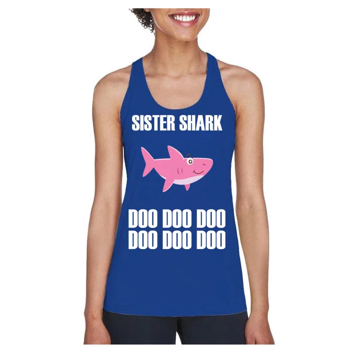 Sister Shark Doo Women's Racerback Tank