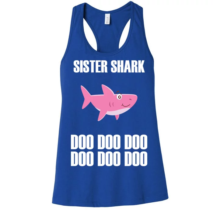 Sister Shark Doo Women's Racerback Tank