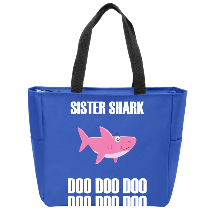 Sister Shark Doo Zip Tote Bag