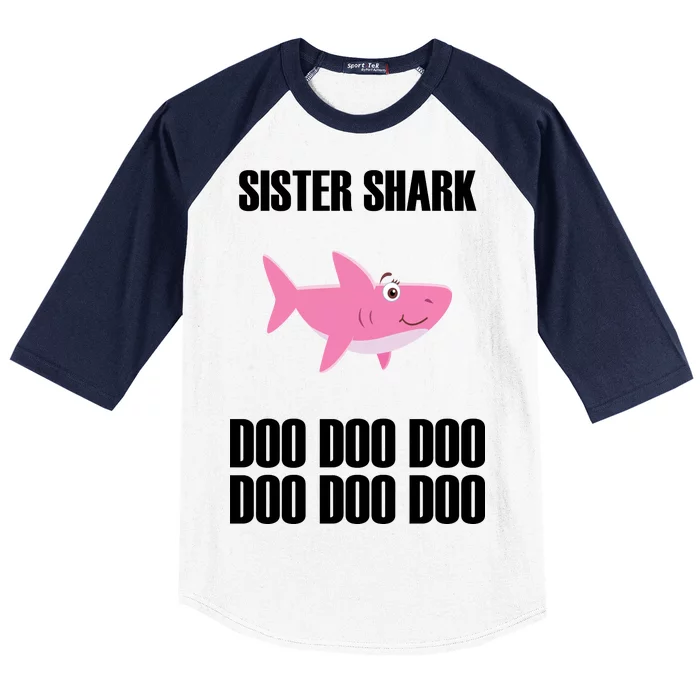 Sister Shark Doo Baseball Sleeve Shirt