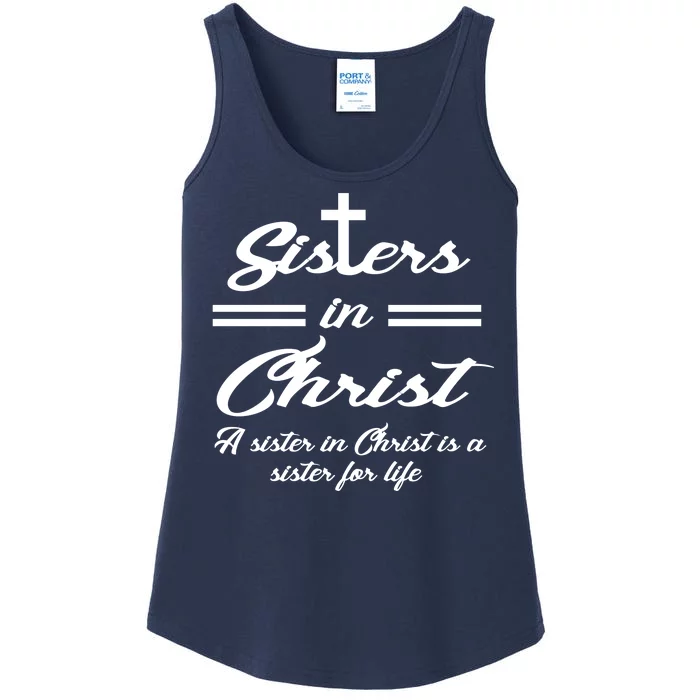 Sisters In Christ Sister For Life Ladies Essential Tank