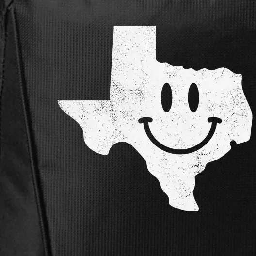 Smiling in TX – Funny Texas Happy Face City Backpack