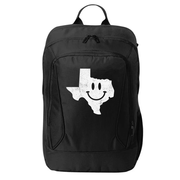 Smiling in TX – Funny Texas Happy Face City Backpack