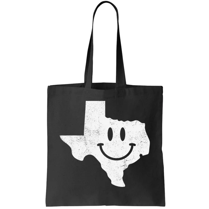 Smiling in TX – Funny Texas Happy Face Tote Bag