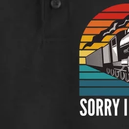 Sorry I Tooted, Funny Train Lovers, Funny Locomotive & Train Dry Zone Grid Performance Polo