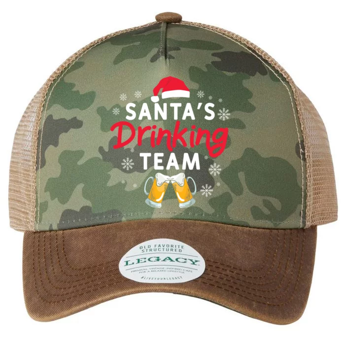 Santa's Ing Team Holiday Ing Lover Xmas Party Gift Legacy Tie Dye Trucker Hat