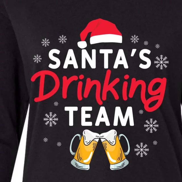 Santa's Ing Team Holiday Ing Lover Xmas Party Gift Womens Cotton Relaxed Long Sleeve T-Shirt