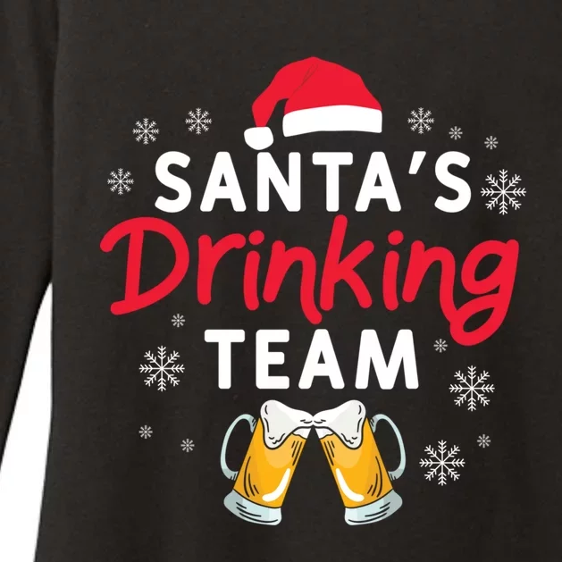 Santa's Ing Team Holiday Ing Lover Xmas Party Gift Womens CVC Long Sleeve Shirt