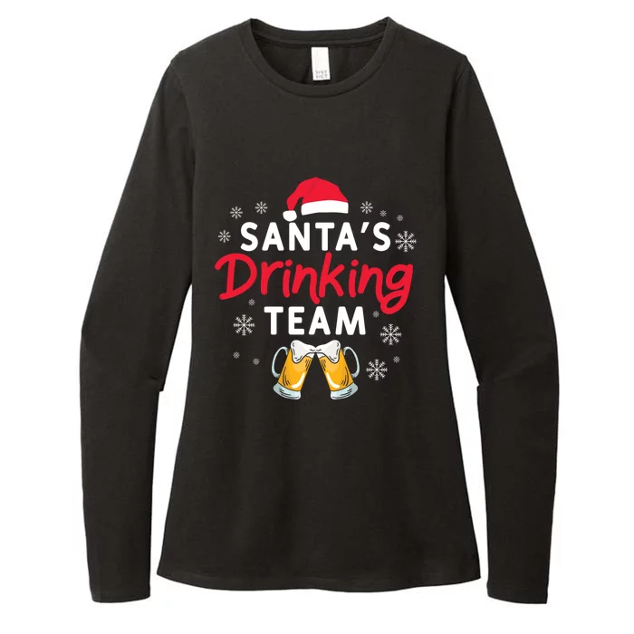 Santa's Ing Team Holiday Ing Lover Xmas Party Gift Womens CVC Long Sleeve Shirt