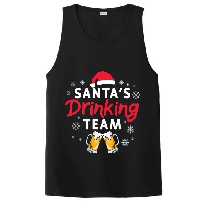 Santa's Ing Team Holiday Ing Lover Xmas Party Gift Performance Tank