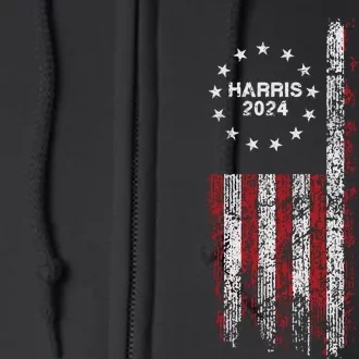 Say It To My Face Funny Kamala Harris 2024 Full Zip Hoodie