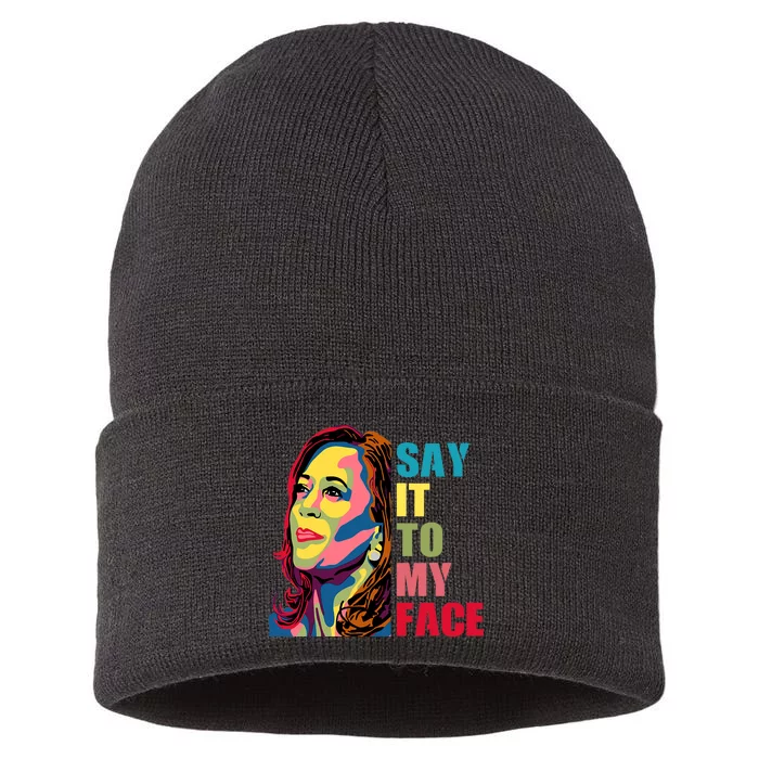 Say It To My Face Sustainable Knit Beanie