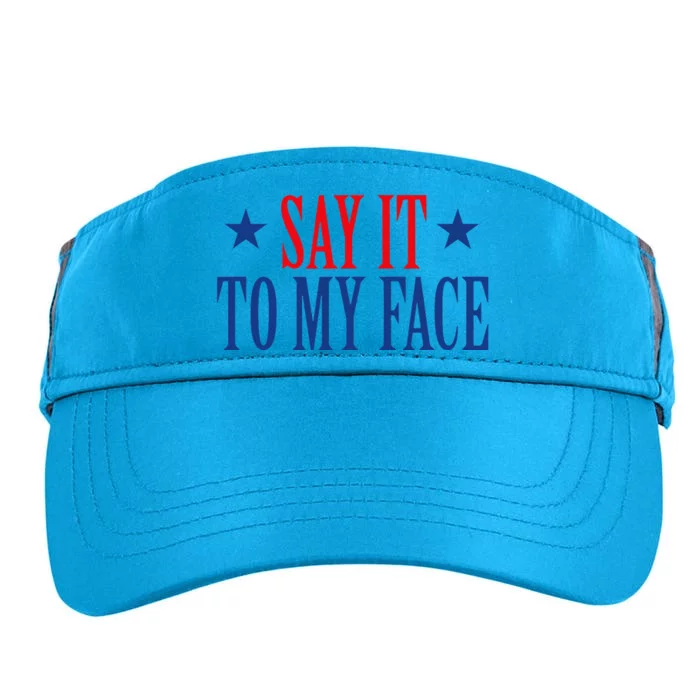 Say It To My Face Adult Drive Performance Visor