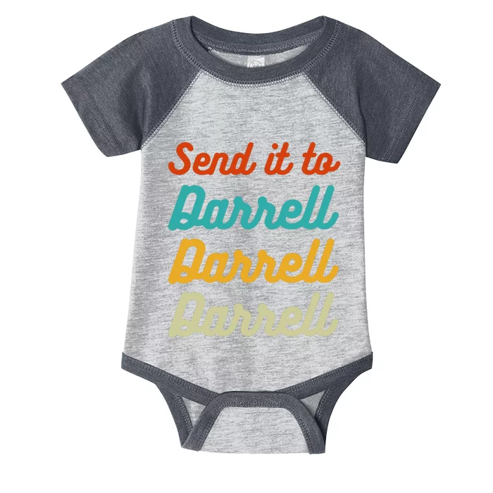 Send It To Darrell Infant Baby Jersey Bodysuit