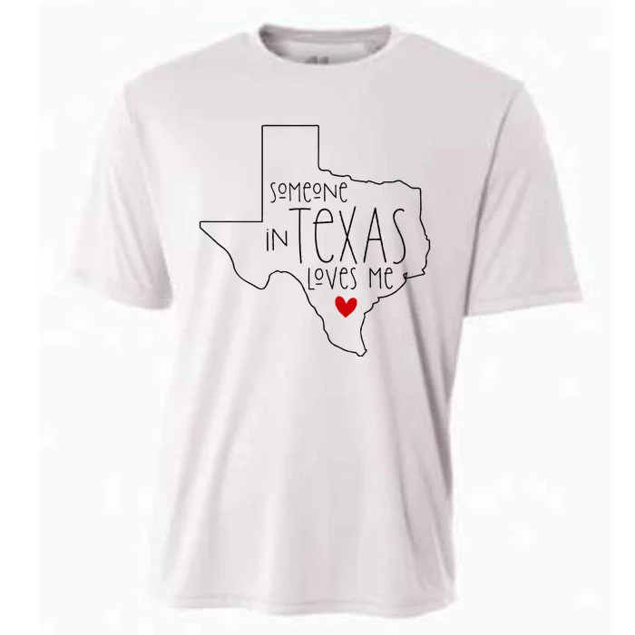 Someone In Texas Loves Me Cooling Performance Crew T-Shirt