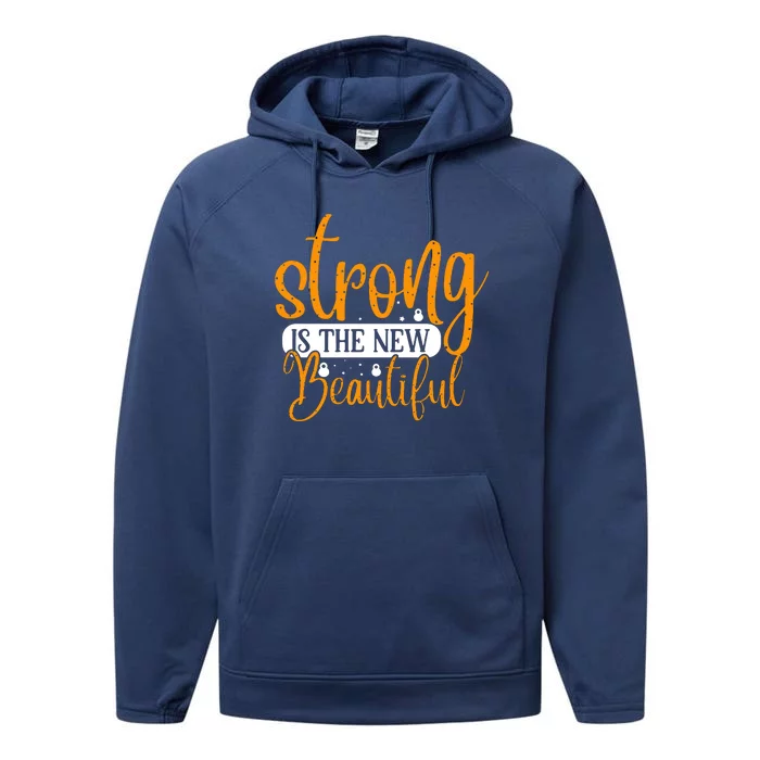 Strong Is The New Beautiful Performance Fleece Hoodie