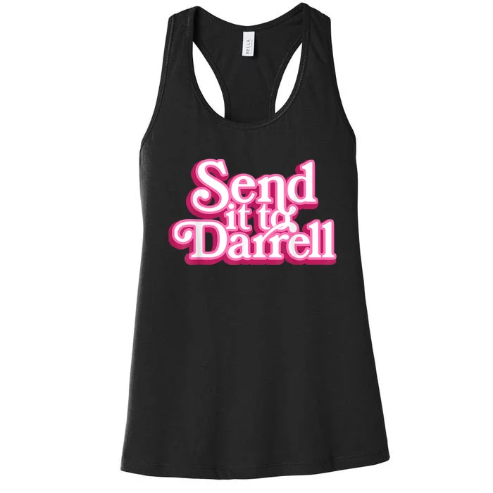 Send It To Darrell Women's Racerback Tank