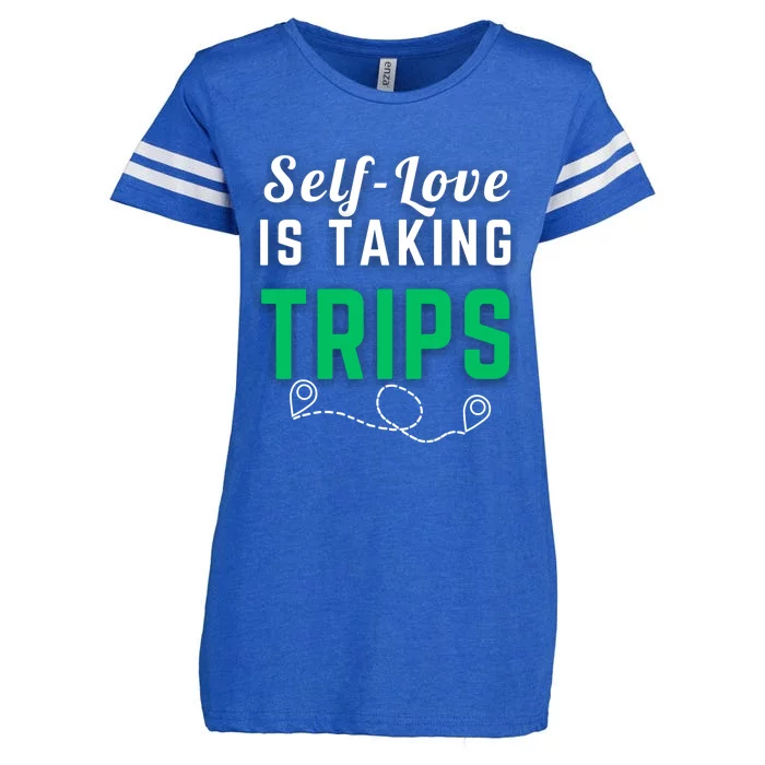 Slove Is Taking Trips For Life Gift Enza Ladies Jersey Football T-Shirt